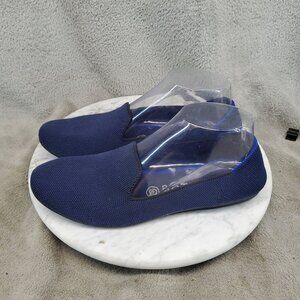 Rothy's Shoes Womens Size 8 Navy Blue Knit Textile The Loafer Flats